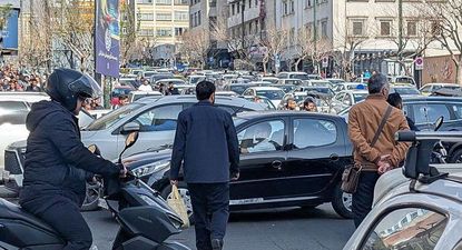 Muchos residentes de Teherán han comenzado a dirigirse hacia el norte del país.