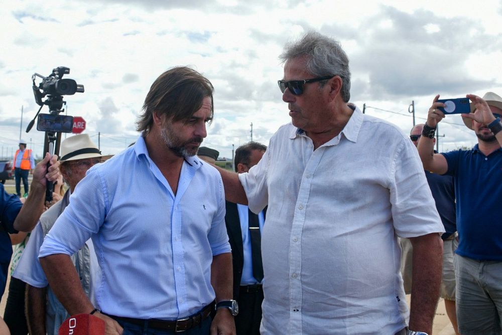 Enrique Antía y Luis Lacalle Pou