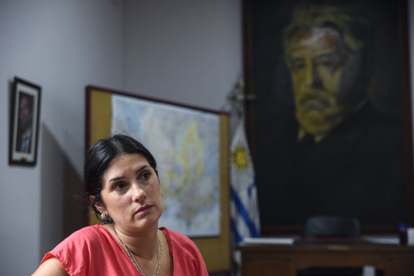 La candidata del Partido Colorado a la Intendencia de Montevideo, Virginia Cáceres