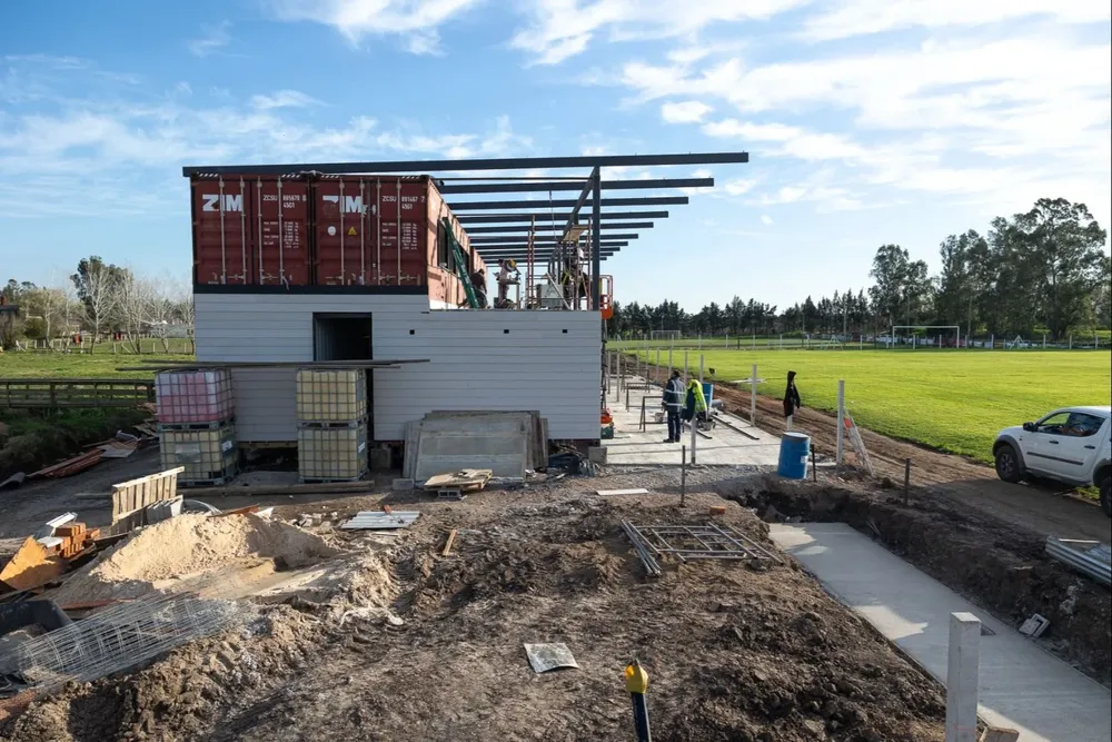 Así avanzan las obras en el nuevo estadio de Juanicó