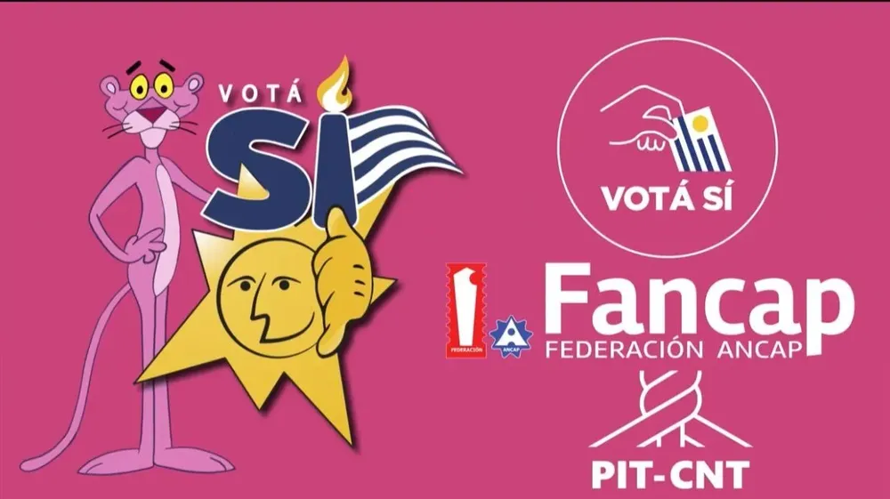 Uso de la Pantera Rosa en comercial de la comisión por el Sí a la derogación de la Ley de Urgente Consideración (LUC)