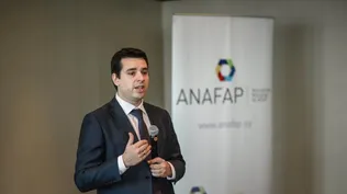 El presidente de Anafap Sebastián Peaguda durante la presentación realizada el martes.