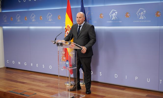 Miguel Tellado, portavoz del PP.