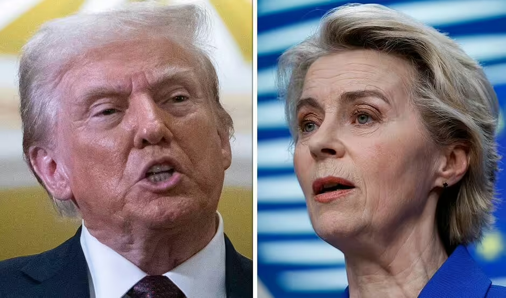 Donald Trump y Ursula von der Leyen