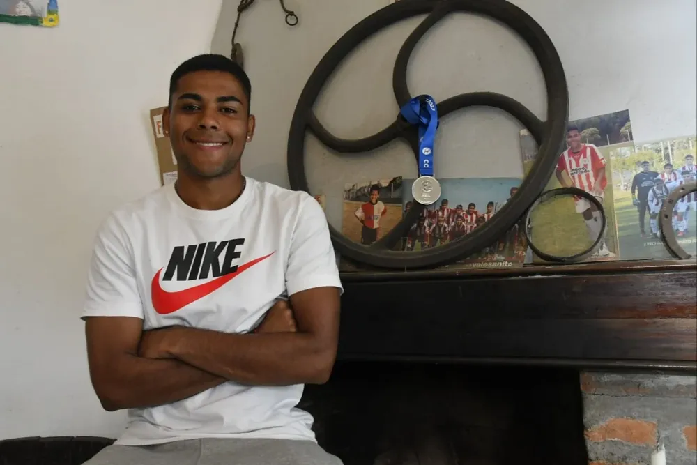 Juan Cruz De los Santos es figura actualmente en River Plate