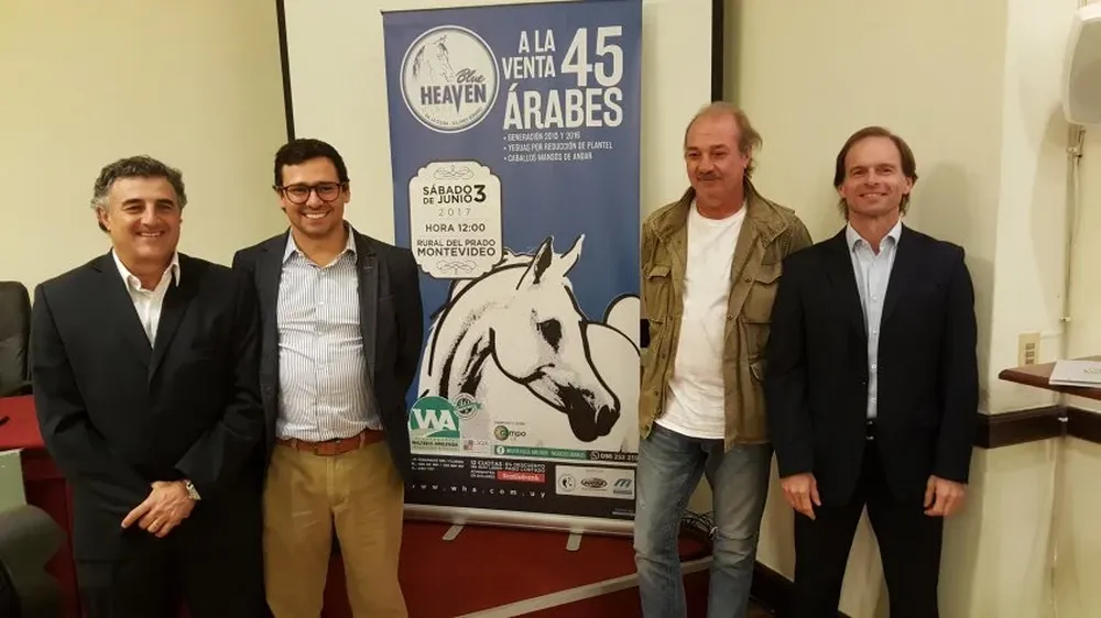 Alberto Noria, Joquín Abelenda, Pablo Lucini y Mauro Besio