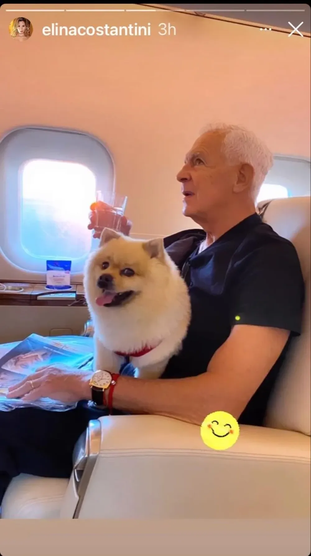 Eduardo Costanini en su viaje a Uruguay