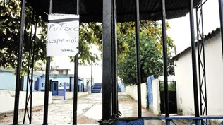 La puerta de Belvedere mostraba un cartel muy gráfico