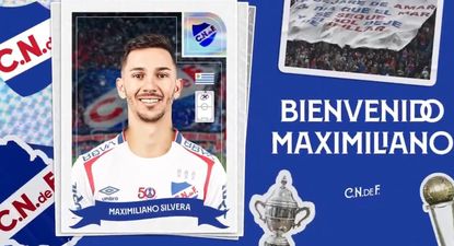 Maximiliano Silvera fue presentado en Nacional