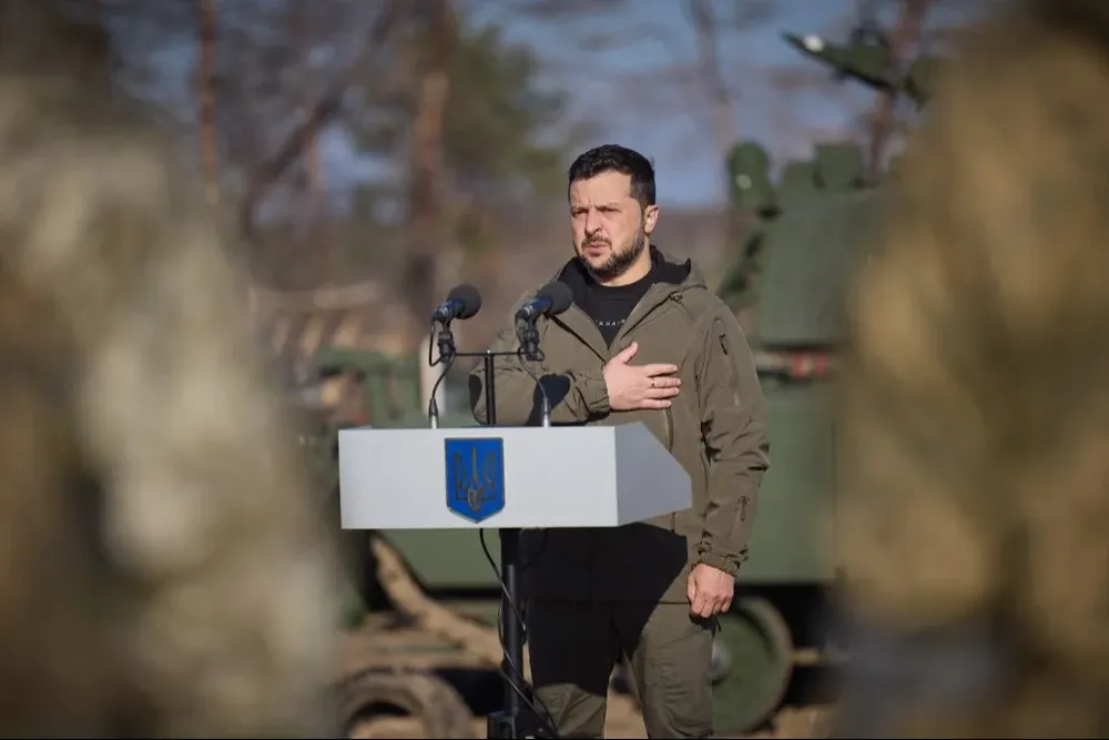 El presidente ucraniano termina su mandato el 31 de marzo de 2024, pero la ley marcial impide convocar a elecciones.