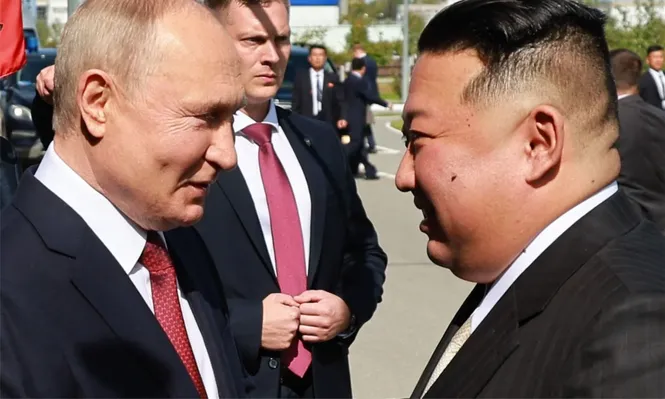 El presidente ruso Vladimir Putin y el líder norcoreano Kim Jong-un se encontraron en Siberia