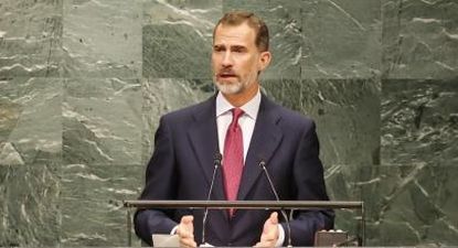 Felipe VI en una intervención ante la Asamblea de la ONU.&nbsp;