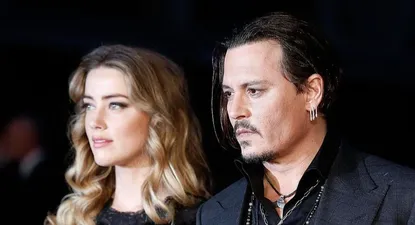 Amber Heard y Johnny Depp en un evento en 2015.