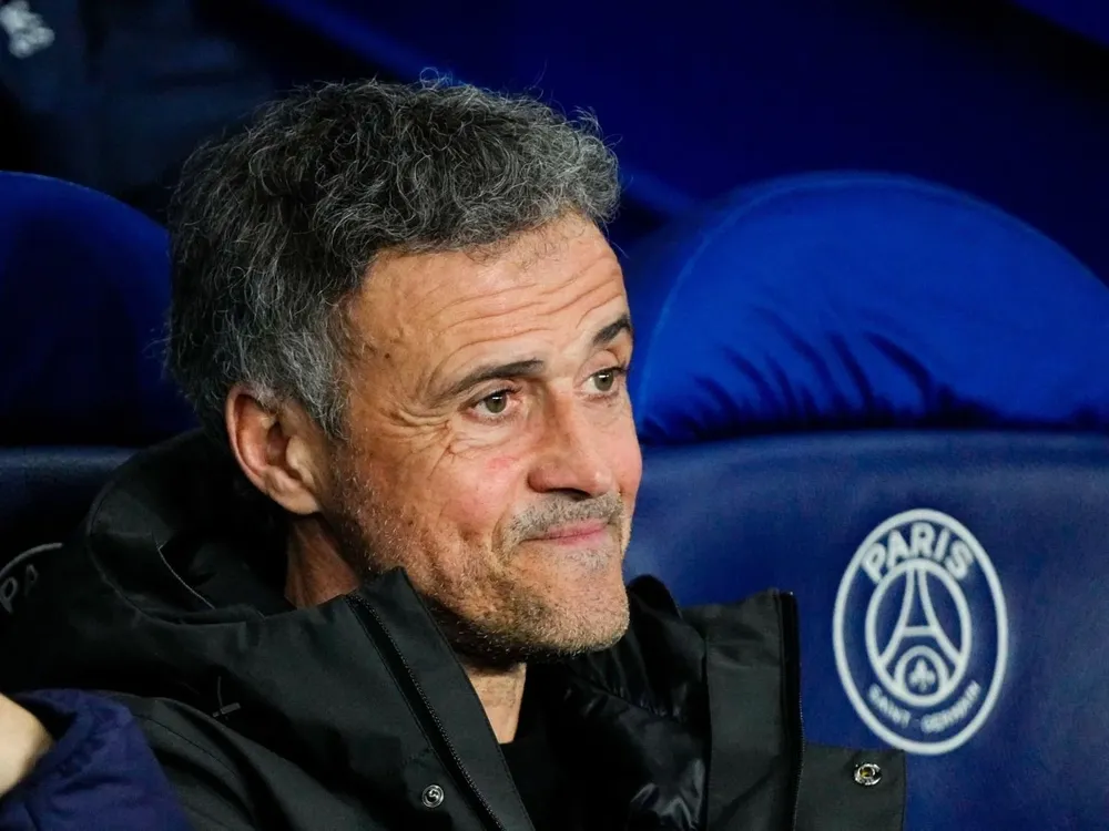 Luis Enrique en rueda de prensa.