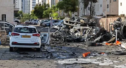 Ataque de cohetes desde la Franja de Gaza a la ciudad de Ascalón, sur de Israel