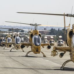 Flota de helicópteros iraníes. (Archivo)