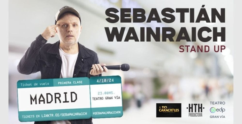 Sebastián Wainraich, de gira por España.