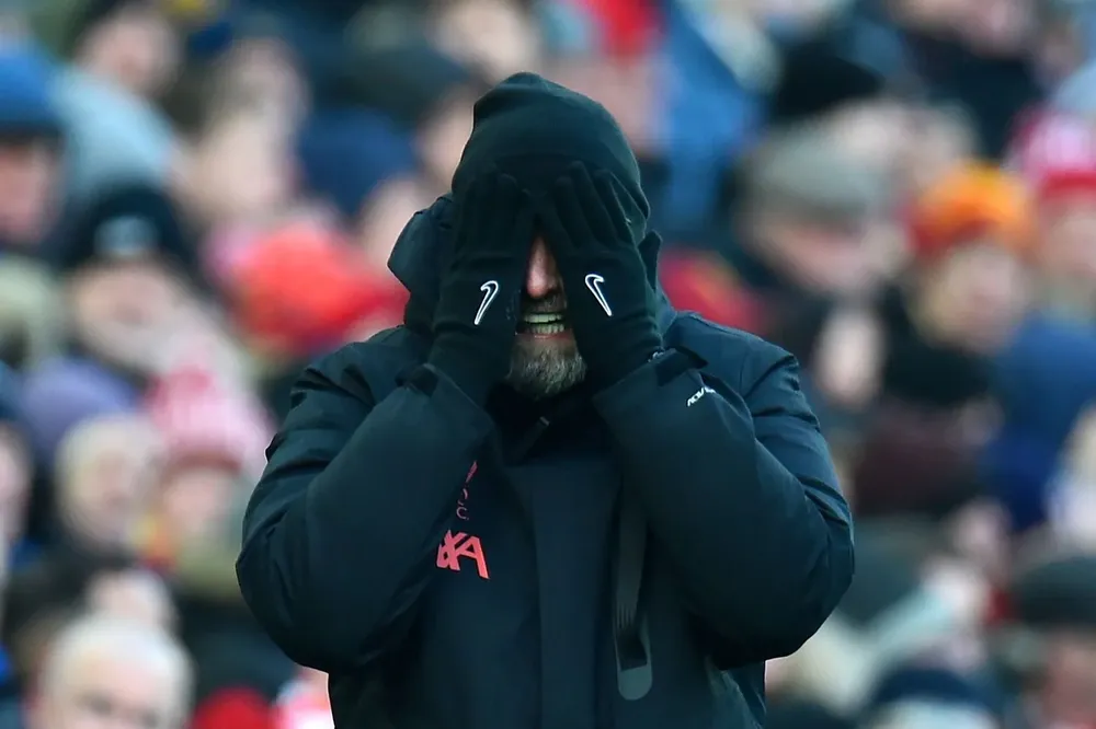 La bronca de Klopp por haber quedado eliminados en la hora