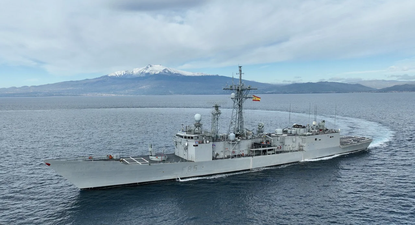 Una imagen de la Fragata Navarra