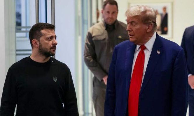 Zelensky y Trump protagonizaron un choque de declaraciones la semana pasada (foto de archivo).