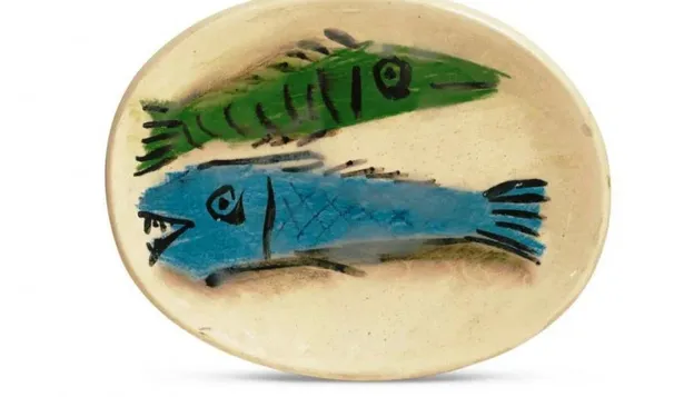 El lote 123 del remate se denomina Deux Poissons