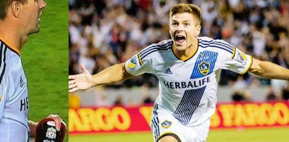 Gerrard no se olvidó de Liverpool en su debut en Estados Unidos