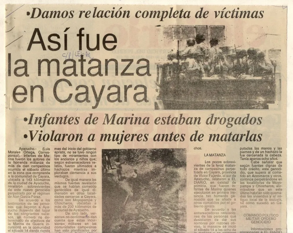 Matanza en Cayara.