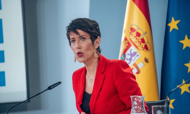 La ministra de Inclusión, Seguridad Social y Migraciones, Elma Saiz.