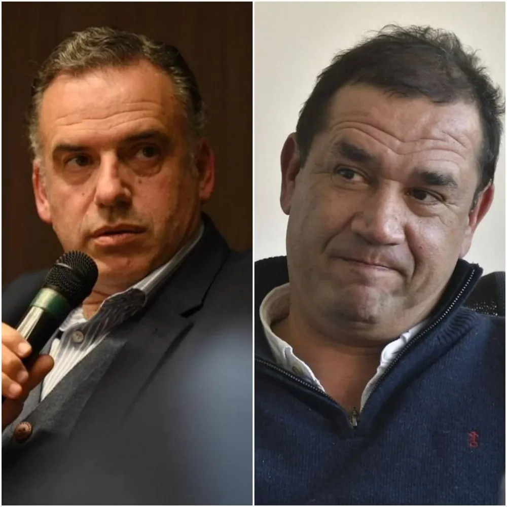 Yamandú Orsi y Sebastián Da Silva