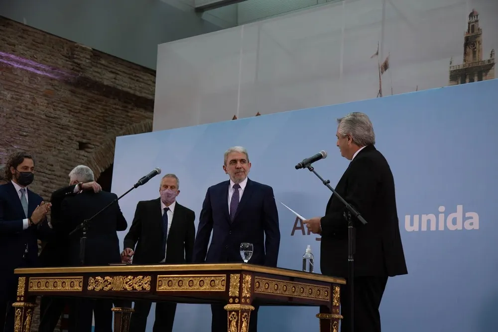 Aníbal Fernández, ministro de Seguridad de Argentina