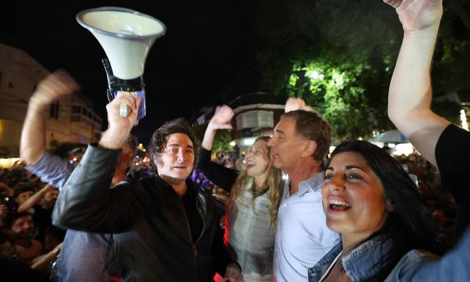 Javier Milei en Mar del Plata.