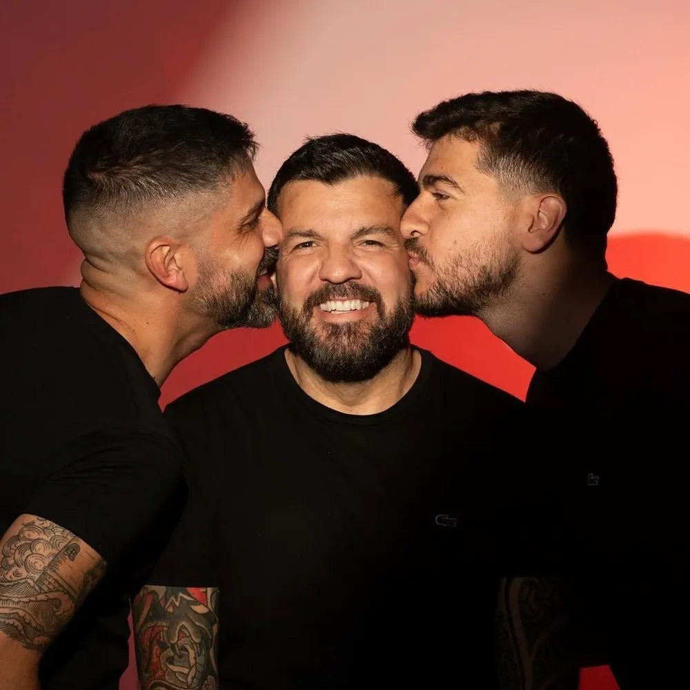 Guillermo Mendizabal, Max Adoue y Guillermo Picart