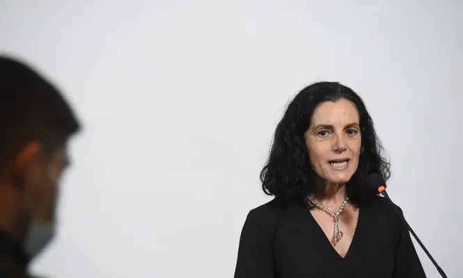 Azucena Arbeleche en el almuerzo del Día del Exportador