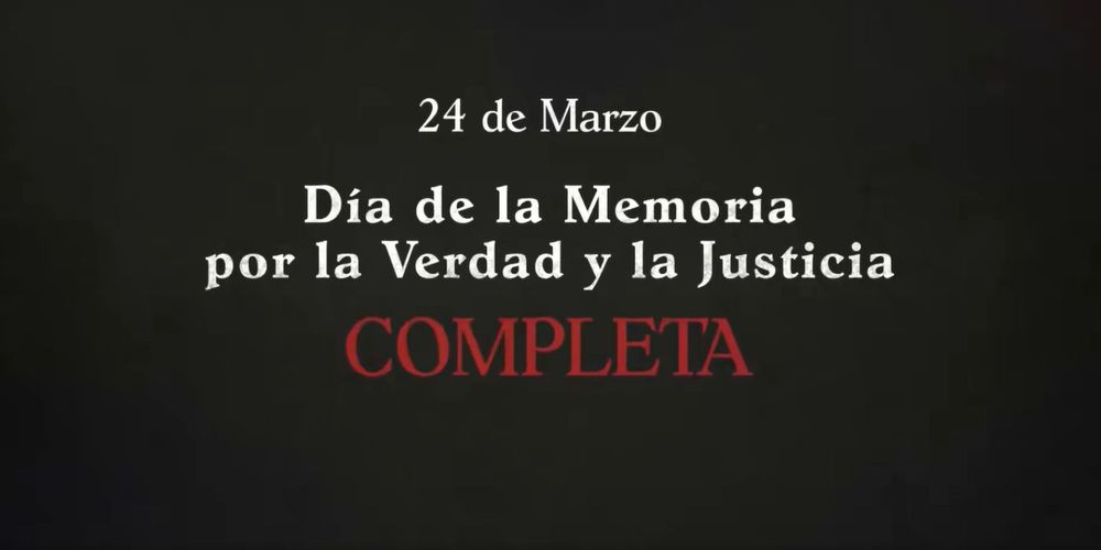 El video del Gobierno, contando la historia completa.