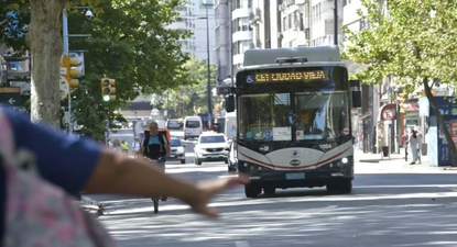 Cortes de transito en Montevideo