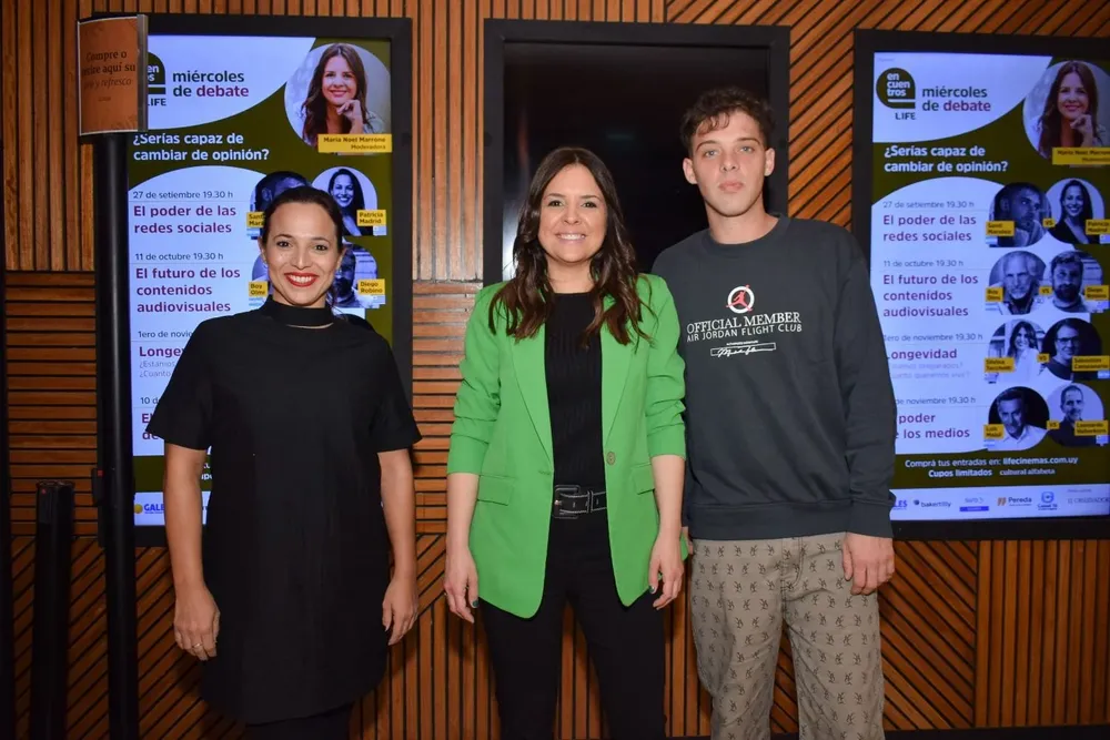 Patricia Madrid, María Noel Marrone y Santiago Maratea