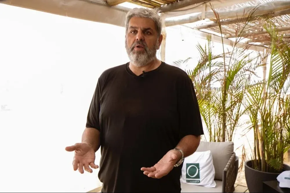 Evaristo González visitó el parador de El Observdor en Punta del Este