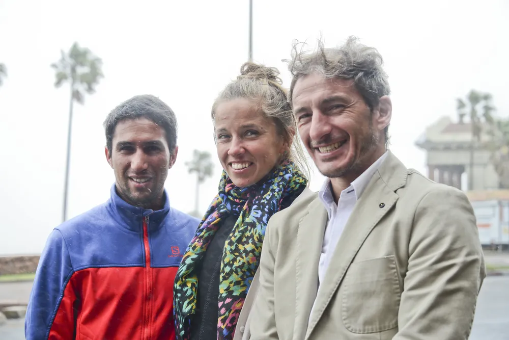 Martín Rodríguez, Lali Moratorio y Diego Rodríguez.