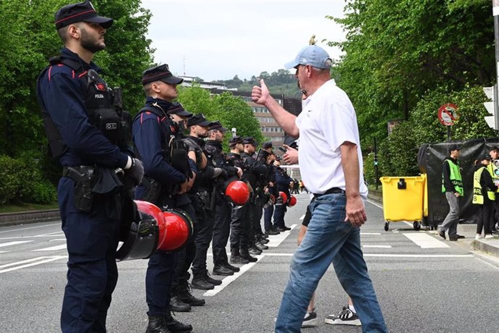 La final de la Europa League deja en Bilbao un balance de siete detenidos por la Policía.