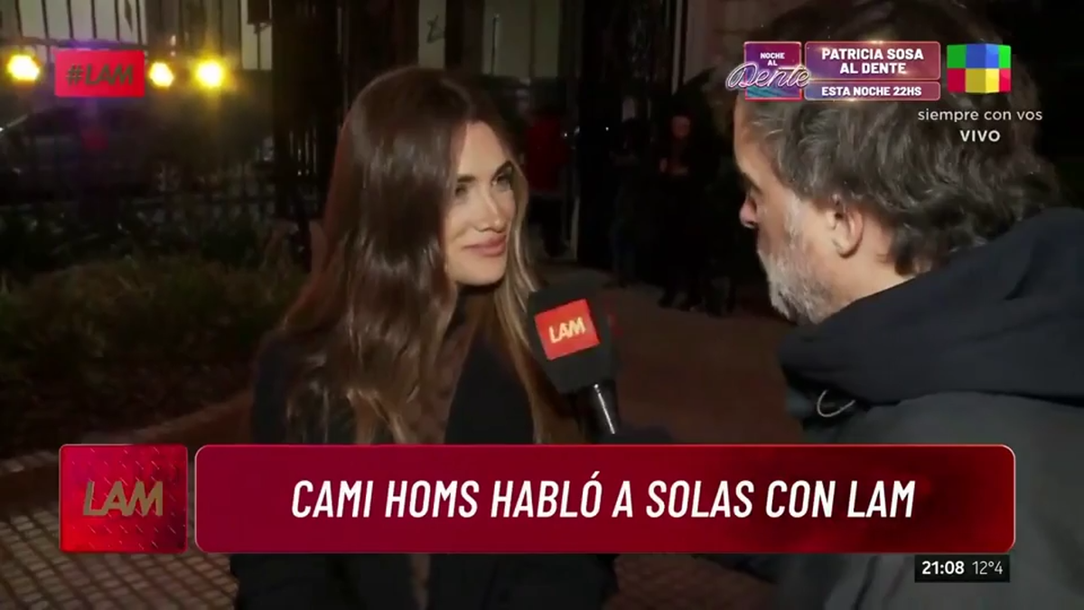 Cami Homs habló sobre el presunto romance de Rocío Robles y Rodrigo De  Paul: Lo felicito más a él que a ella