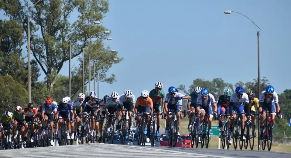 El pelotón ciclista