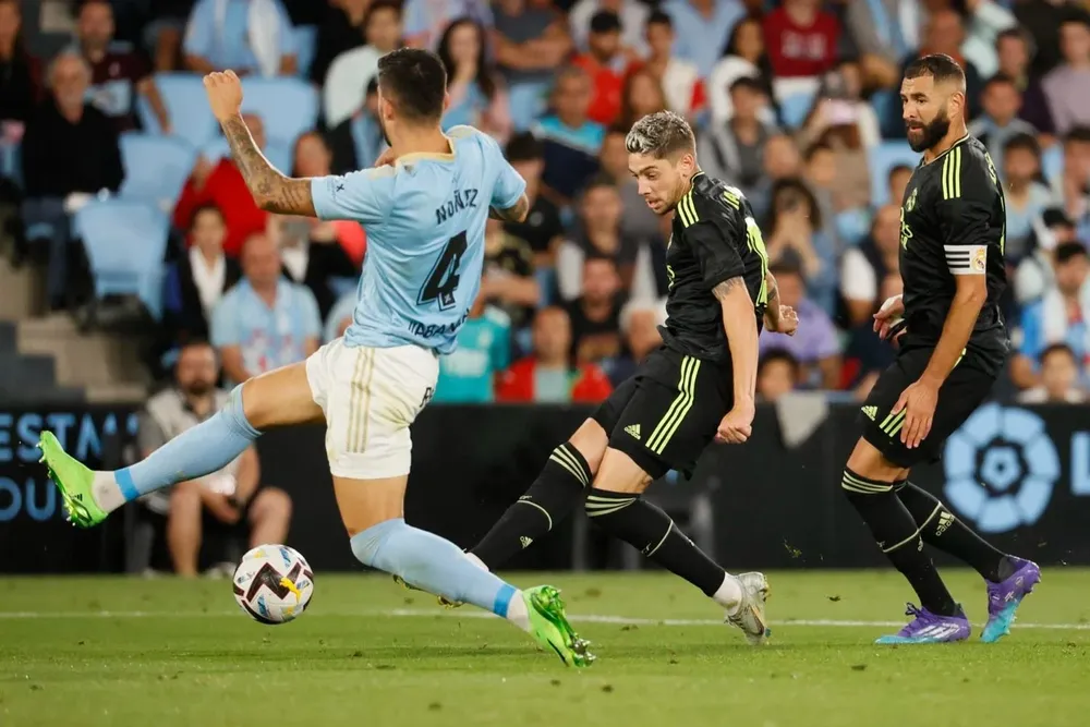 El remate al gol de Valverde