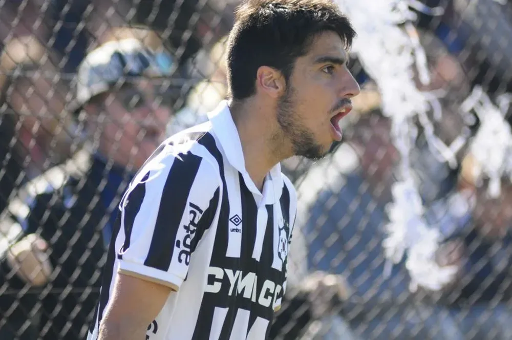 El festejo de Gastón Rodríguez.