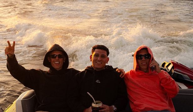 Brian Rodríguez de vacaciones en Punta del Este