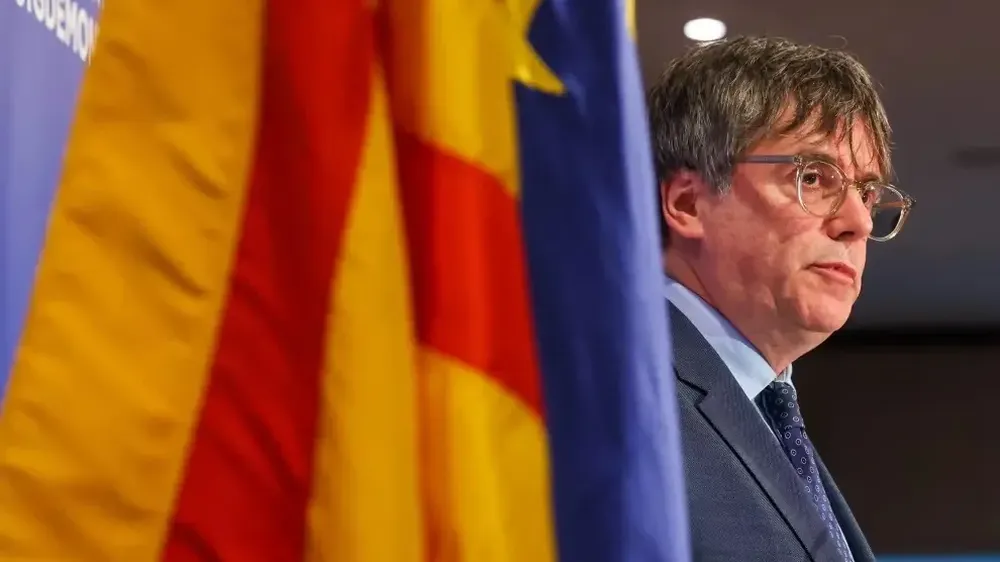 Carles Puigdemont, dirigente fugado de la Justicia española.