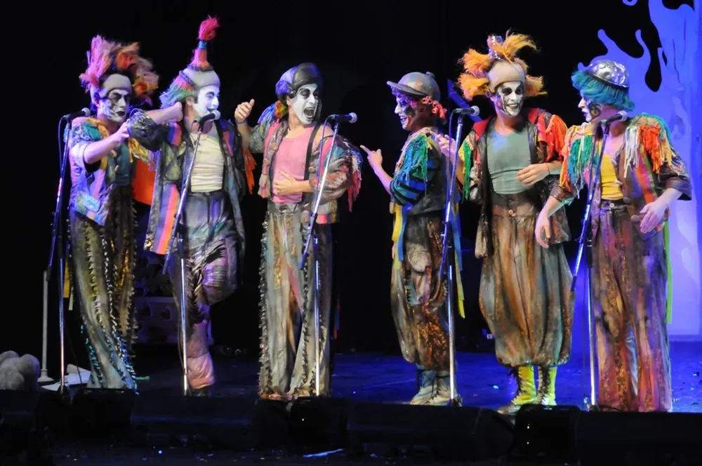 Don Timoteo con Rafa Cotelo en el Teatro de Verano