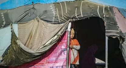 Refugiados en Siria