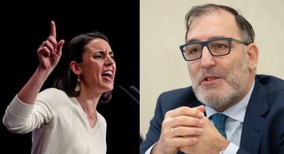 Irene Montero y el juez Eloy Velasco
