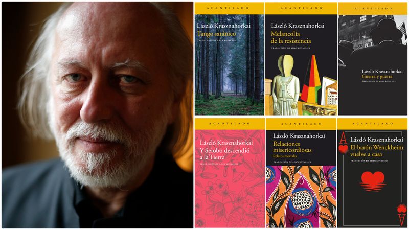 Cinco novelas y un libro de cuentos para conocer a László Krasznahorkai,  Premio Nobel de Literatura 2025