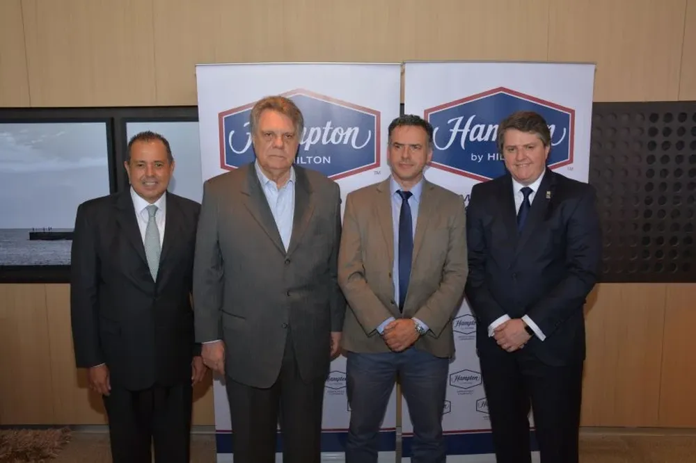 José Juan González, Assis De Souza, Yamandú Orsi y Agustín Maddocks